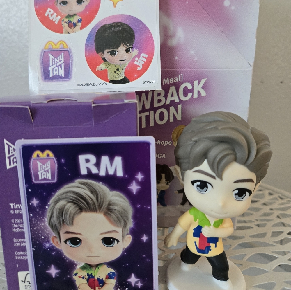McDonald's Tiny Tan RM - Throwback Edition 💜